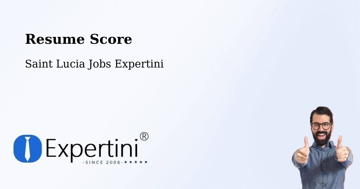 Resume Score & Job Description Match Tool – Balca - Saint Lucia Jobs Expertini